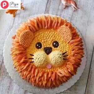 Lion Birthday Cake