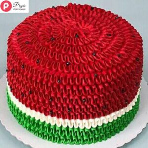 Watermelon Birthday Cake