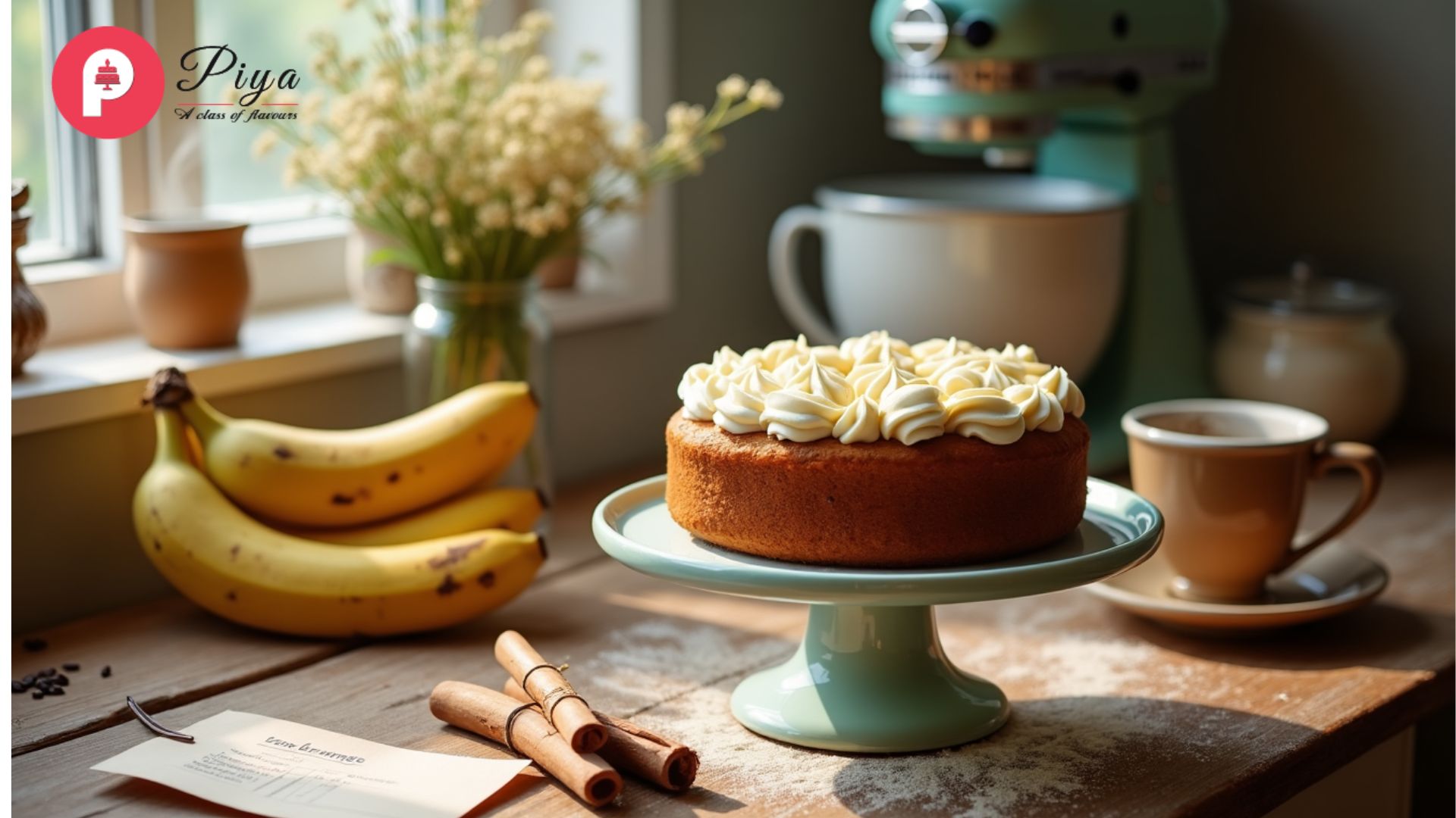 how to make banana cake