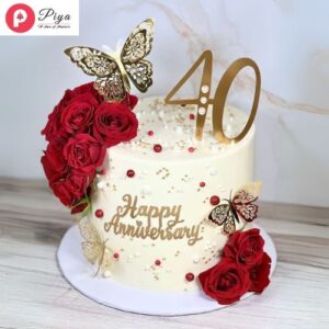 40th Anniversary Cake