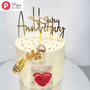 Butterscotch Anniversary Cake