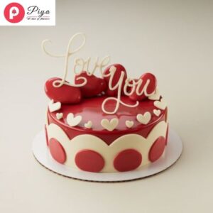 Love You Valentine Cakes