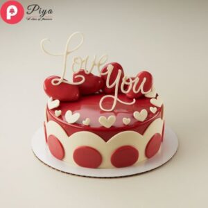 Love You Valentine Cakes