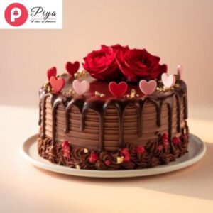 Valentine’s Day Chocolate Bliss Cake