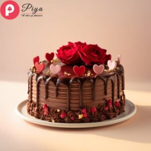 Valentine’s Day Chocolate Bliss Cake