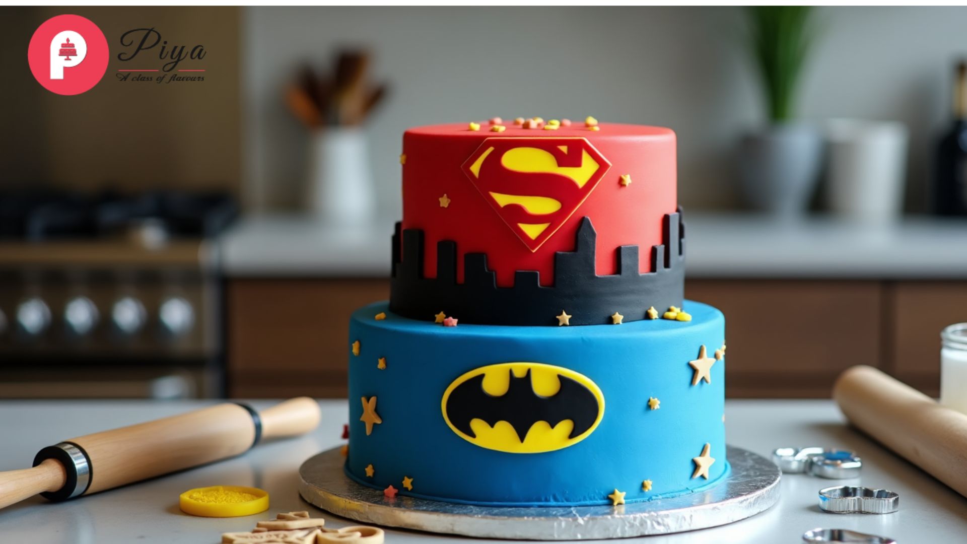 superhero cake