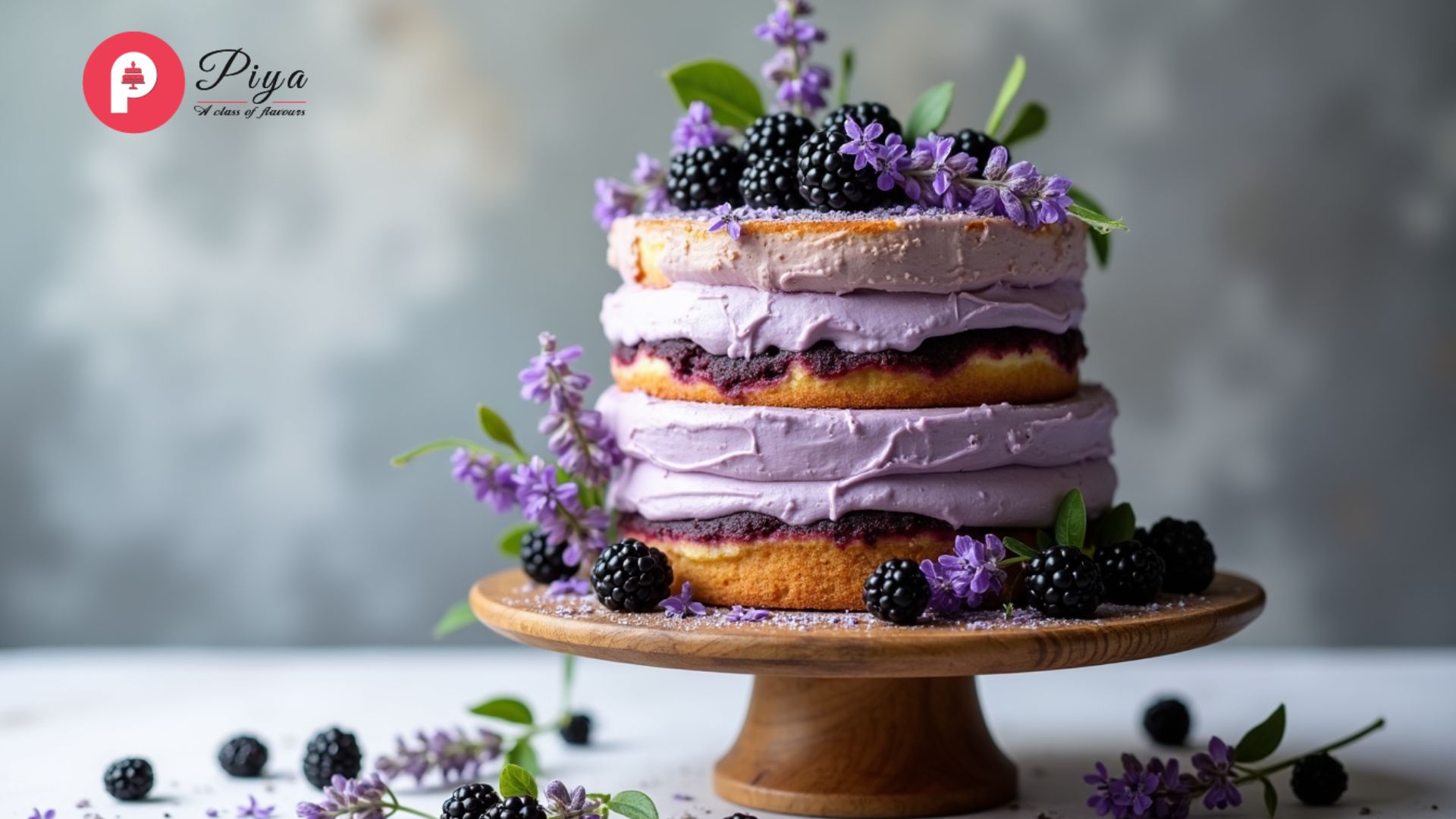 Blackberry Lavender Cake