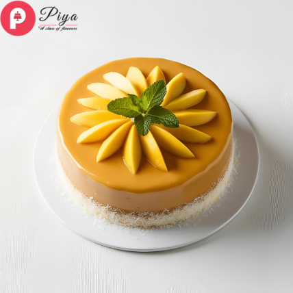 Tropical Mango Truffle Cake