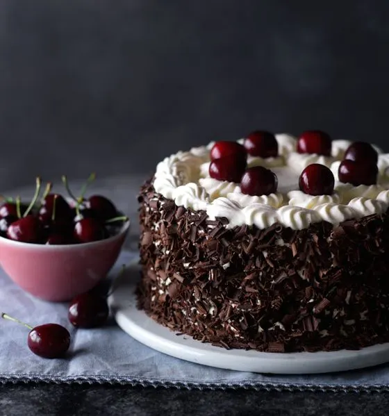 Authentic Traditional German Black Forest Gateau
