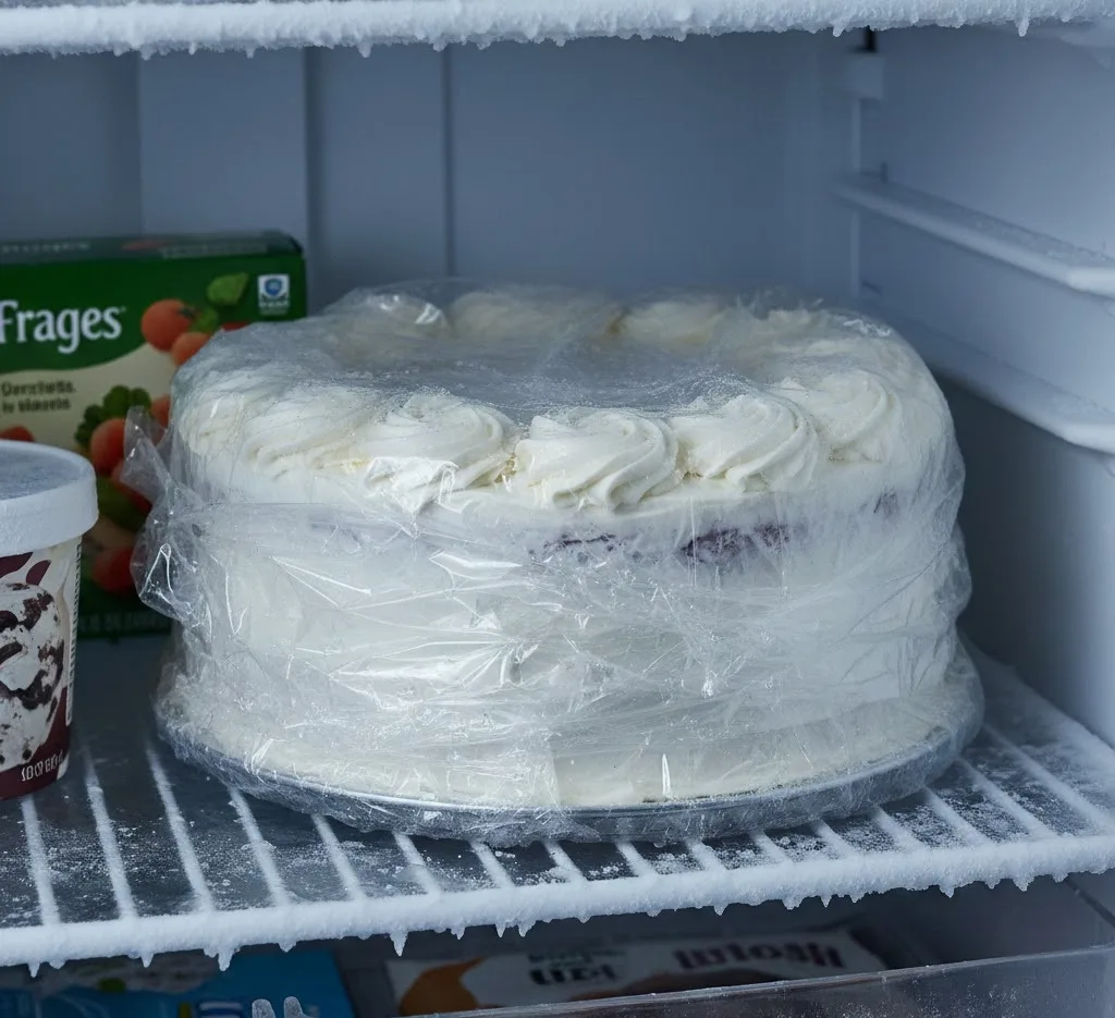 How to Freeze Frosted Cake