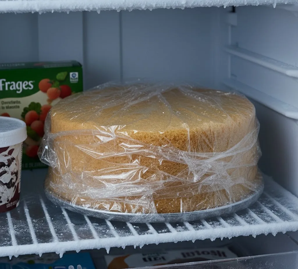 How to Freeze Unfrosted Cake