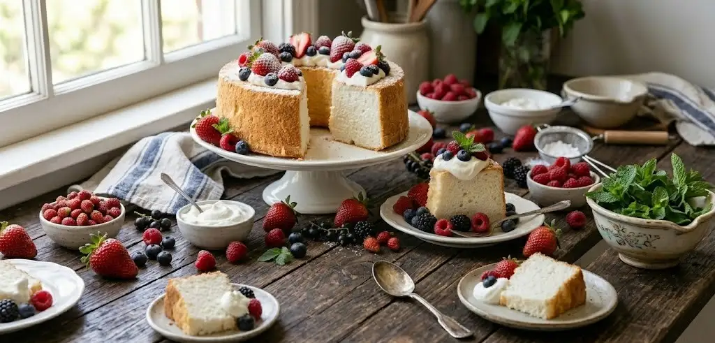 Easy Homemade Angel Food Cake Recipe