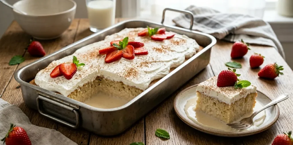 Tres Leches Cake Recipe (Moist & Easy to Make)